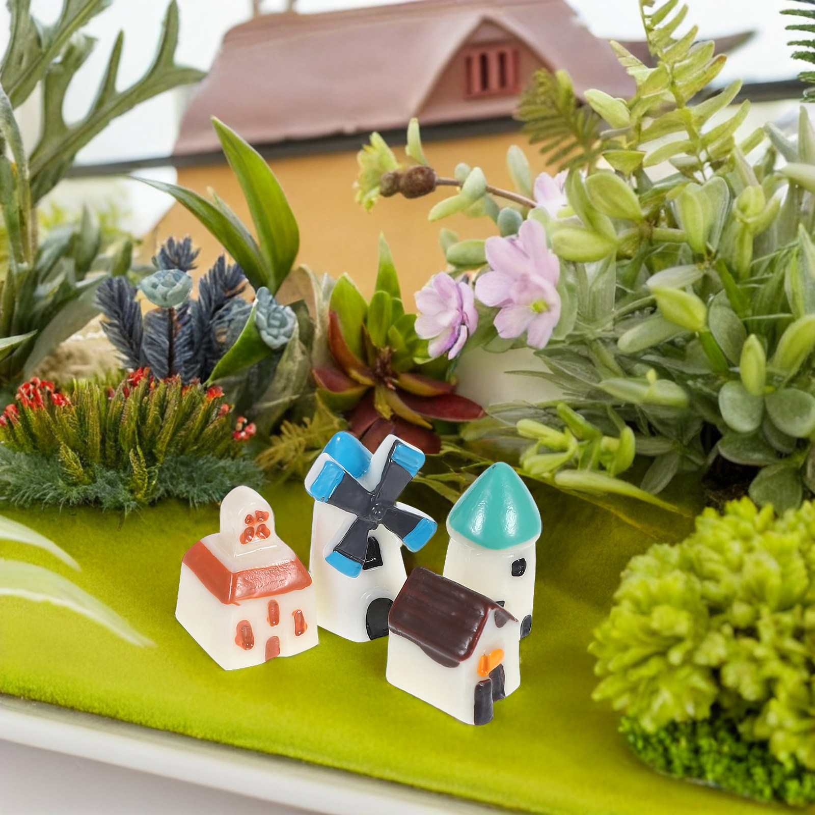 4 Adet Şirin Mini Peyzaj Reçin - Bonsai Garden Landscape Design incelemesi ve fiyatı
